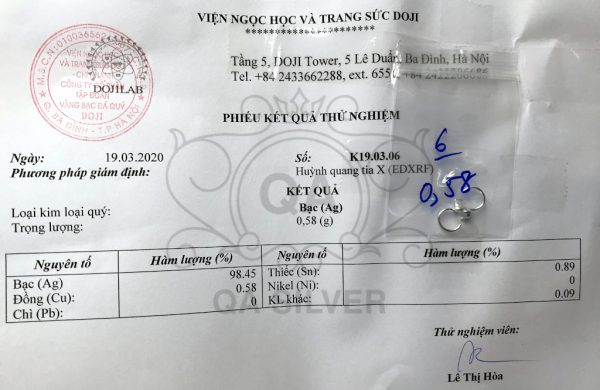 Khuyên tai bạc móc bông tai nam nữ chữ C đính đá 3 chấu đen trắng S925 EARCUFF Silver Earrings QA SILVER EA180405