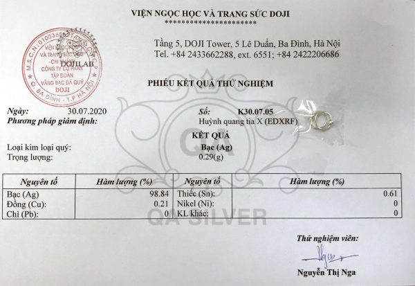 Khuyên tai bạc bi tròn vòng khoen vành đeo mũi môi bông tai nam kẹp vành S925 MINIMAL Silver Earrings QA SILVER EA190910